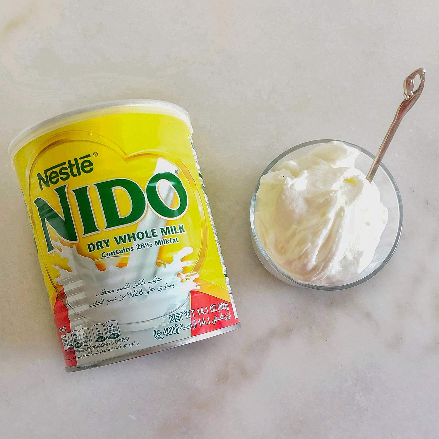 Nestle Nido Milk Powder, Imported from Holland, Specially Formulated, Fortified with Vitamins and Minerals, Easy To Prepare, over 12 months, 14.1 oz - Image 3